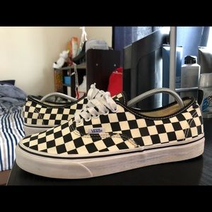 Vans Authentic Checkered Golden Coast